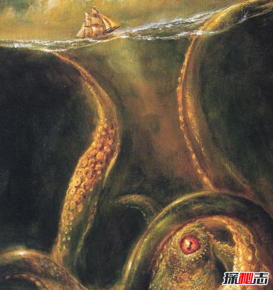 比藍(lán)鯨大100倍的生物:北海巨妖-克拉肯(真實(shí)存在)